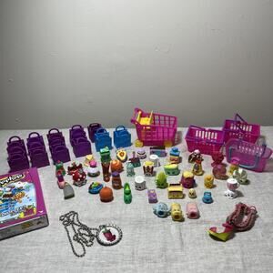 Shopkins Lot of 59 Random Figures accessories Characters Mixed Seasons bundle